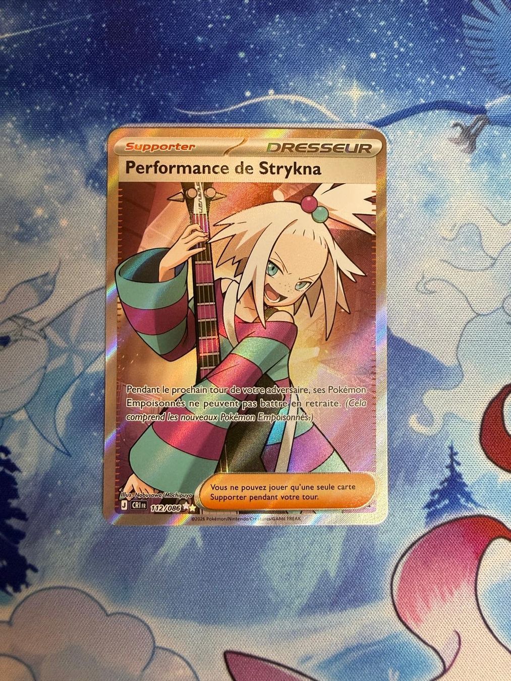Pokémon Carte collezionabili: Performance de Strykna FA - CRI 112 FR – Nuovo (secondo la descrizione) da Courgenay venduto da ScamBoxOff