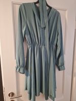 Sommerliches, elegantes Minikleid, Grün, Grösse L
