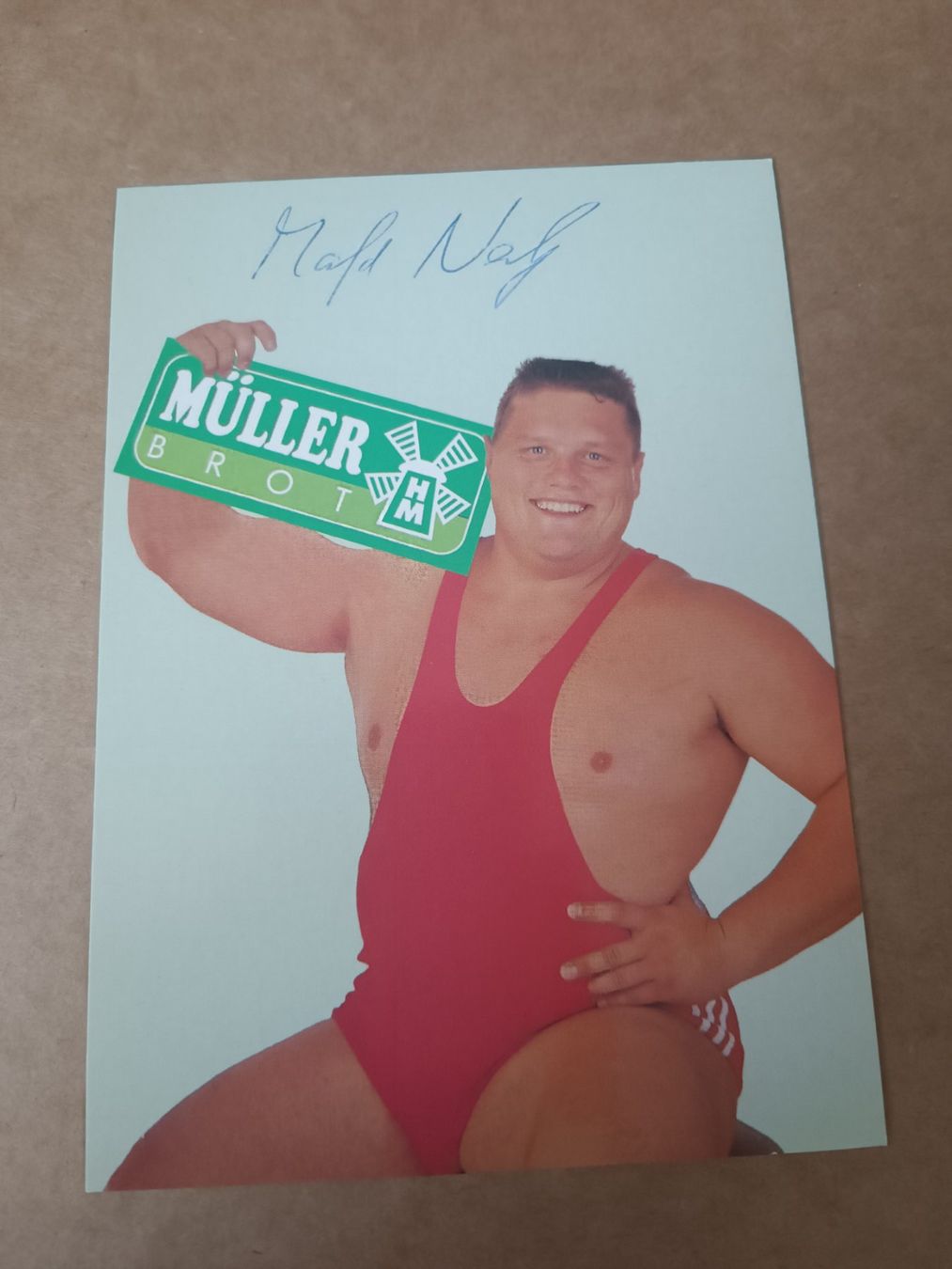Autografi: Manfred Nerlinger - Olympia Silber - handsigniert – Usato da Menziken venduto da Artographs