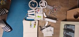 Nintendo Wii Bundle mit Mario Kart, Wii Sports, Wii Fit Plus