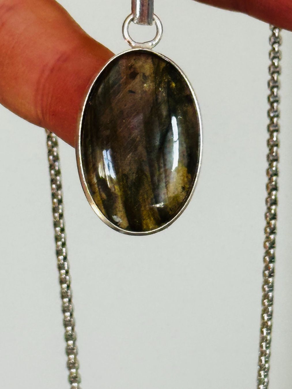 Catenine: Labradorite Gemstone Handmade Jewelry necklace – Nuovo e nell'imballaggio originale da Genève venduto da AGBERG 5