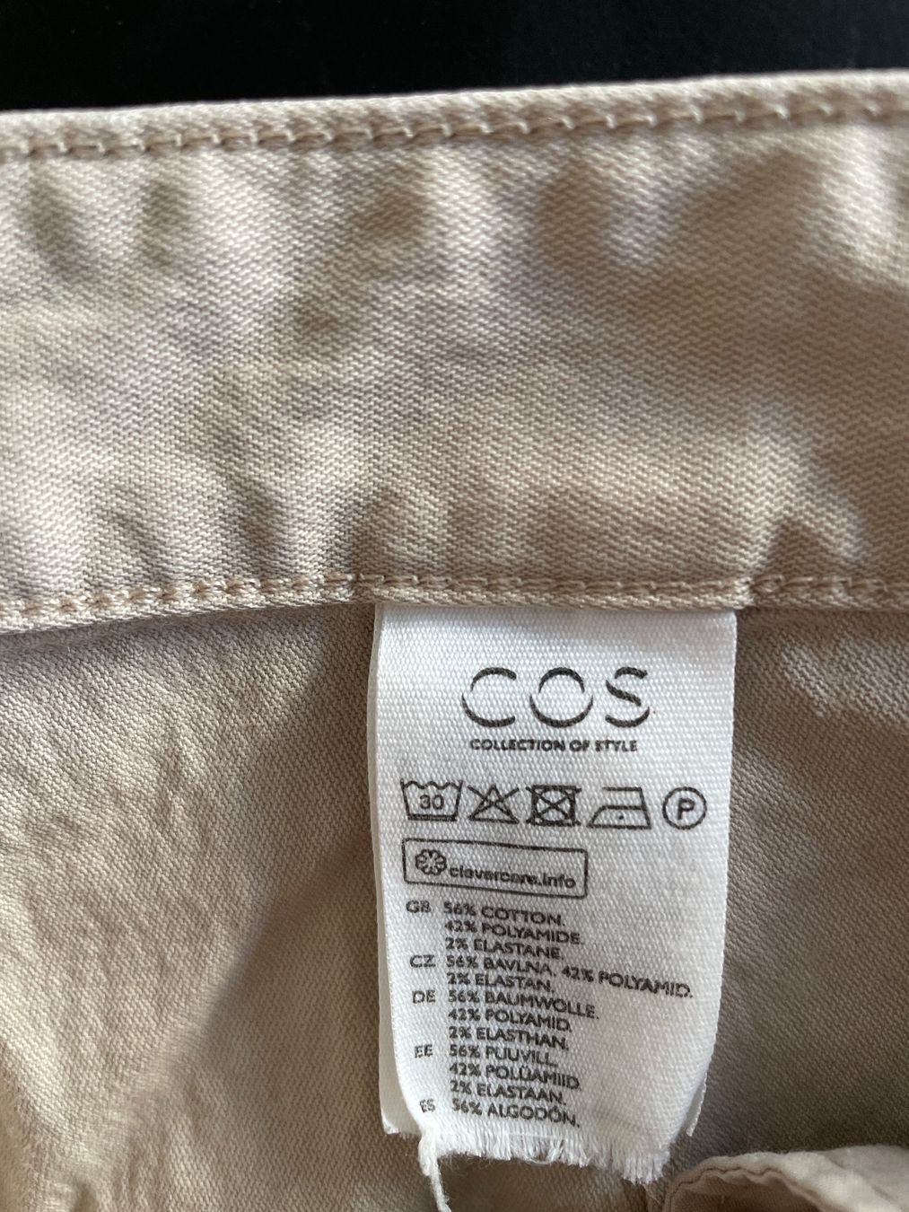 Cos Hosen: COS Chinohose beige Gr. 34 cropped – Gebraucht aus Zürich von Nhpp 3