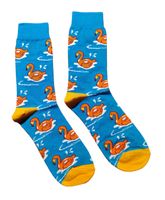 Socken Flamingos / Schwimmring / Wasser