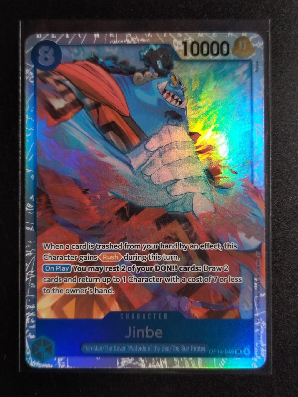 Bandai Cartes à collectionner: Jinbe OP14-049 SR, Englisch – Neuf (Voir description) à Ins par phil_sinn