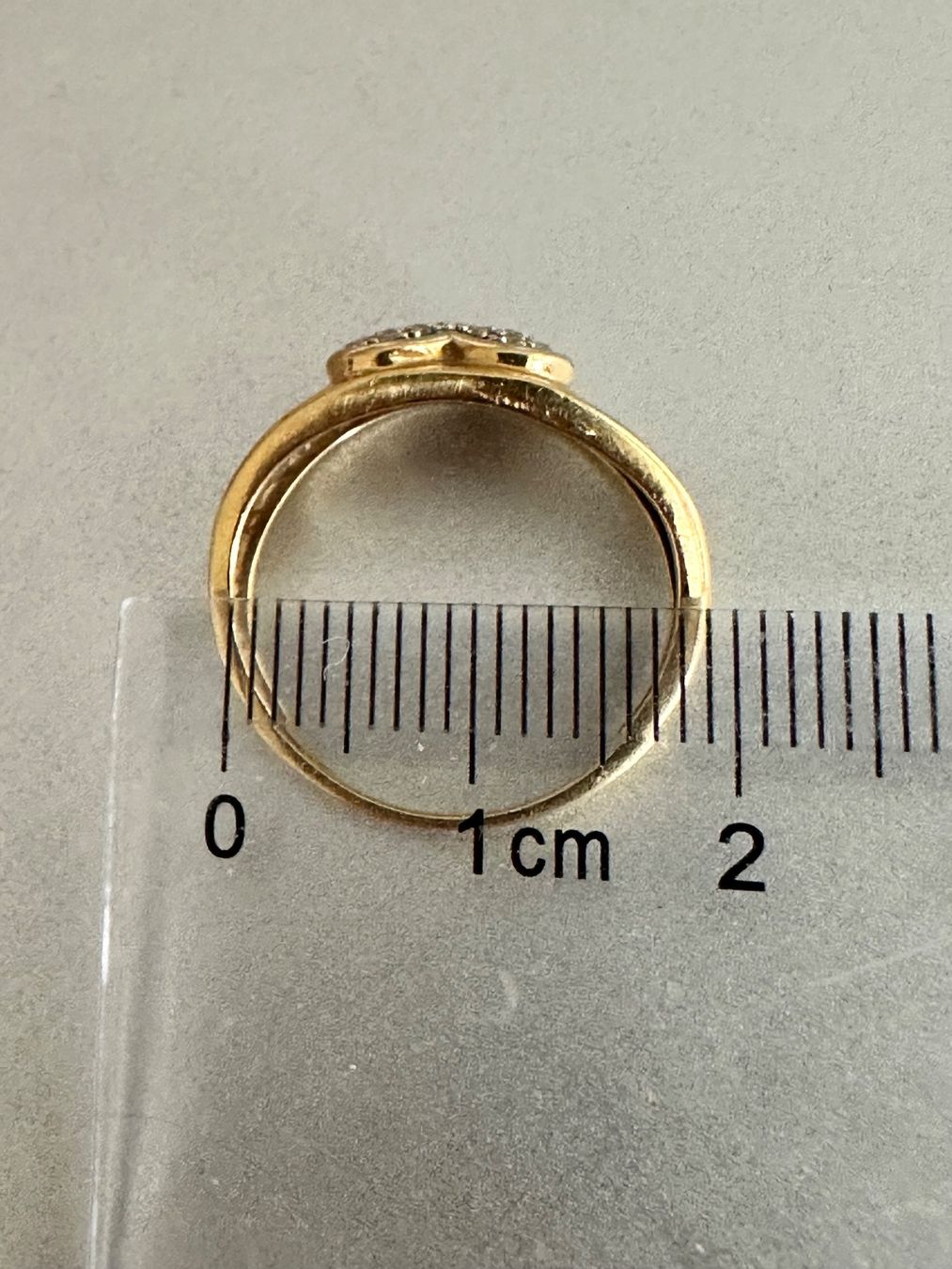 Anelli: Vintage 18K Gold Ring: 55-56 – Usato da Onex venduto da Antiqueshow 5
