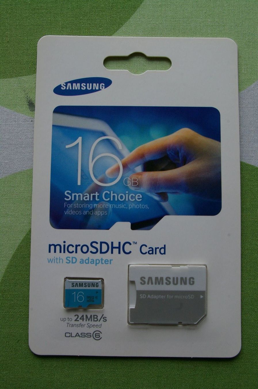 Samsung Schede di memoria: Samsung microSDHC 16GB, class6 Adapter – Nuovo e nell'imballaggio originale da Niederurnen venduto da mowgli_1963