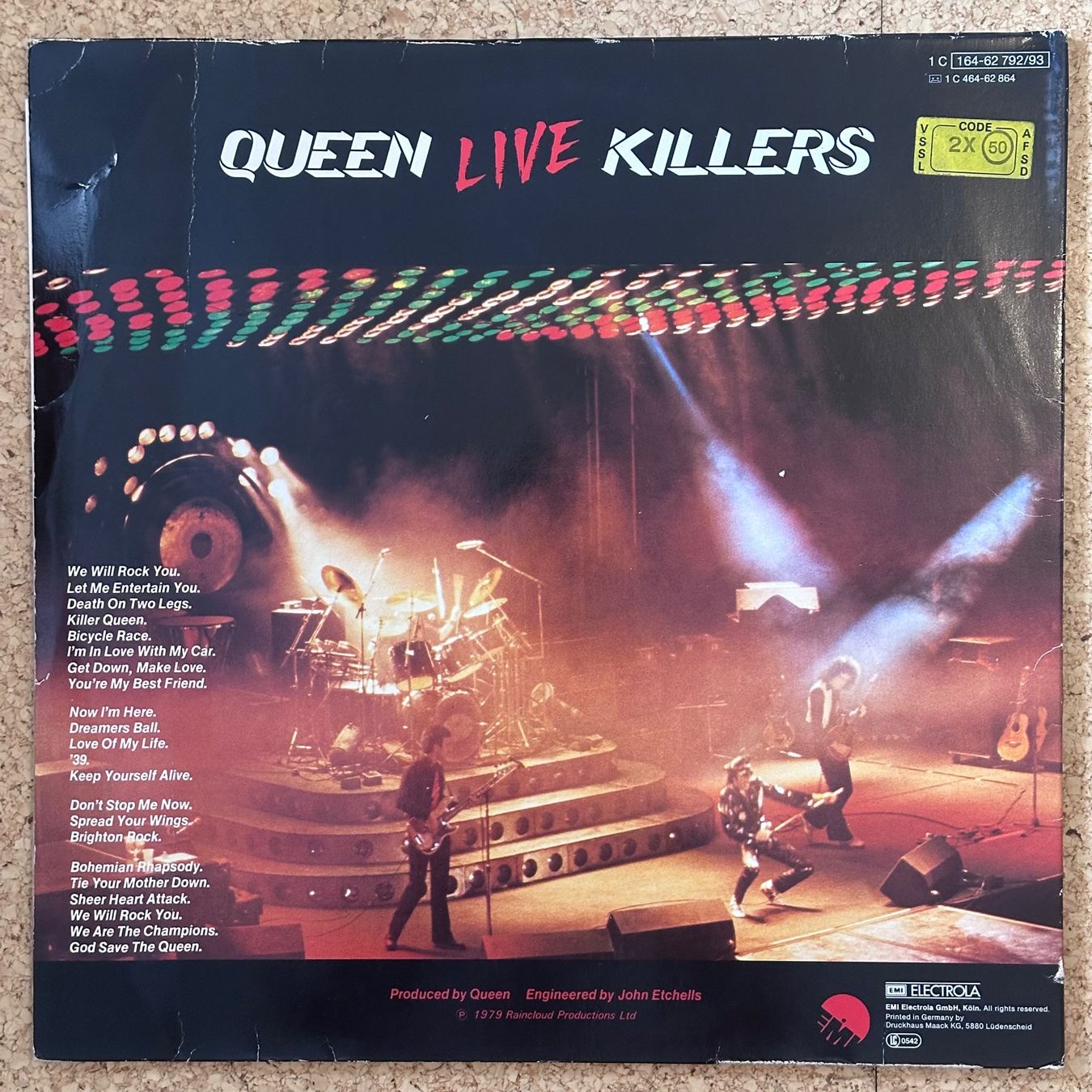 Dischi in vinile: LP - Queen – Live Killers – Usato da Breganzona venduto da Onairda75 1