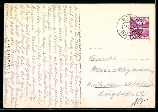 Cartoline postali: AK Stein /App., Rinder auf der Weide – Usato da Berlin venduto da bartko-reher 1