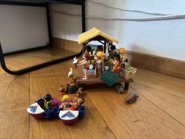 Playmobil Strandbar mit Figuren Boot 
