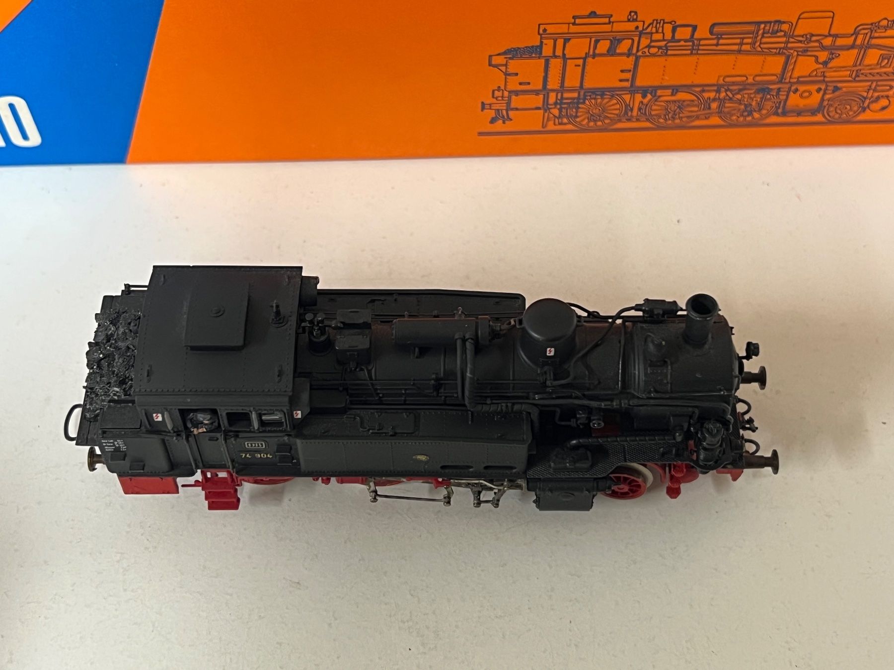 Roco Modellini di ferrovie: ROCO 43271 BR 74 DB  H0 DC Analog – Usato da Geroldswil venduto da TopTrain54 5