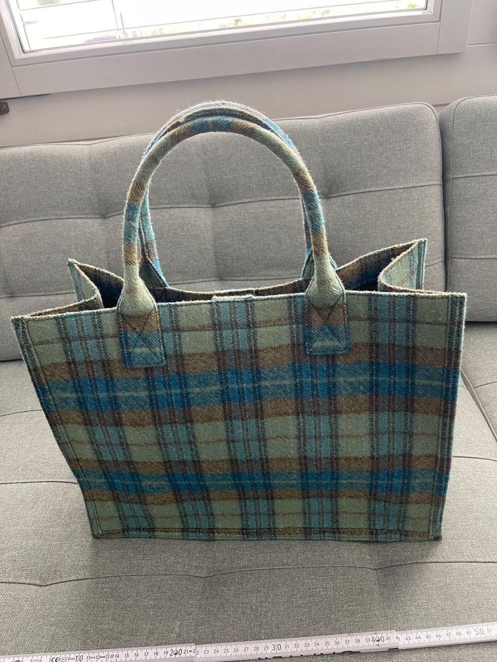 Sandro Taschen: Sandro Paris Tasche aus Wolle, Tartanmuster – Gebraucht aus Cham von pri_9ktk 1