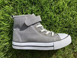 Canvas Sneaker Mid Grau, Gr.30
