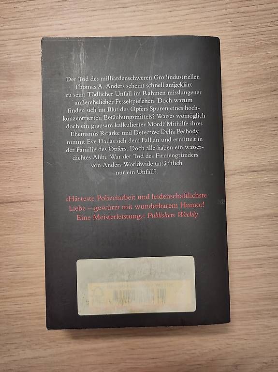 Libri: J. D. Robb alias Nora Roberts - Ein sündiges Alibi – Usato da Rorschacherberg venduto da c_v_nh92 1