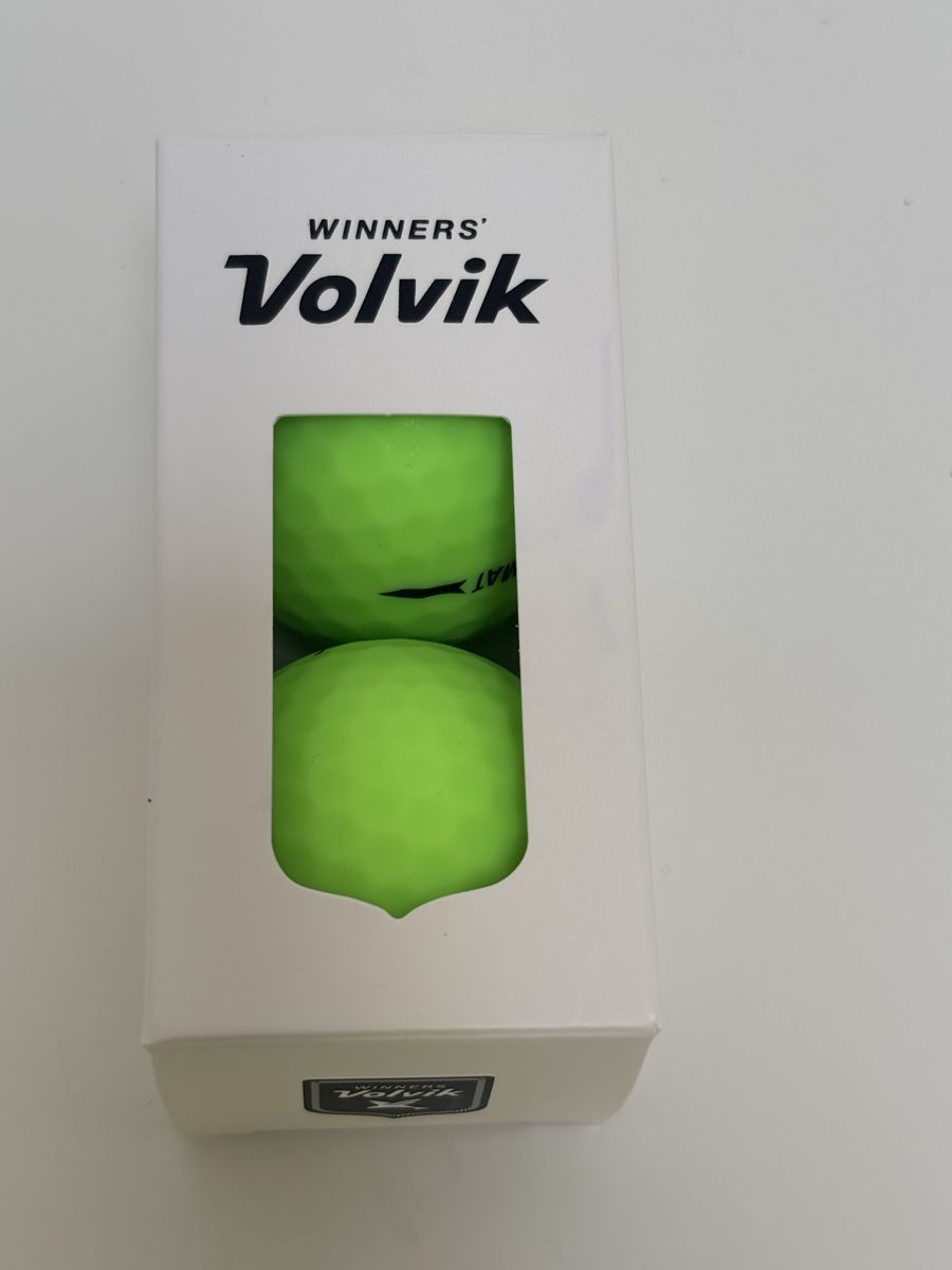Bälle: Golfbälle Volvik neu 2 Stk. Grün – Neu und originalverpackt aus Küttigen von cedione
