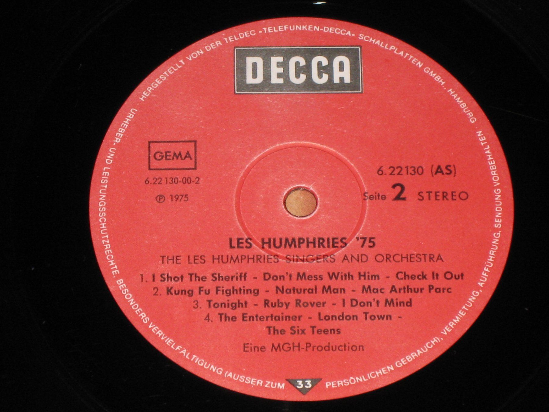 Dischi in vinile: LP - LES HUMPHRIES SINGERS - LES HUMPHRIES 75 – Usato da Steckborn venduto da Quo7 2