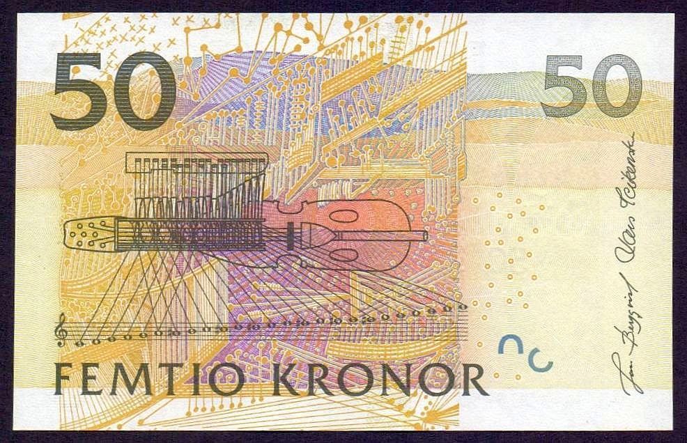 Banknoten: 50 Kronor Schweden UNZ – Neu (gemäss Beschreibung) aus Flamatt von samowarow 3