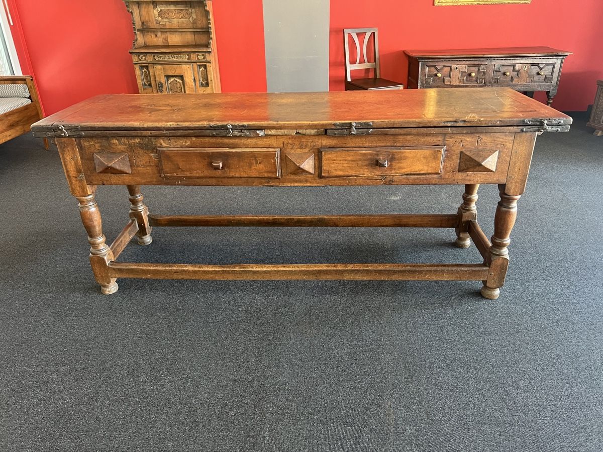 Tavoli: Tisch Wallis dat. 1789 – Usato da Gossau SG venduto da Keller-Antiques