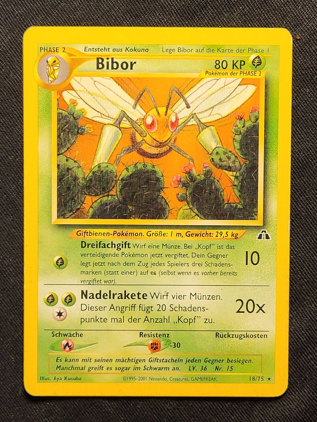 Pokémon Carte collezionabili: Bibor 18/75 Rare – Usato da Grindelwald venduto da lego9