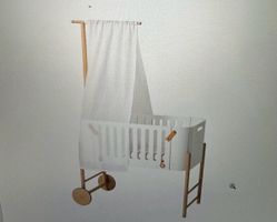 Babybett mit Himmel  gebraucht oliver furniture