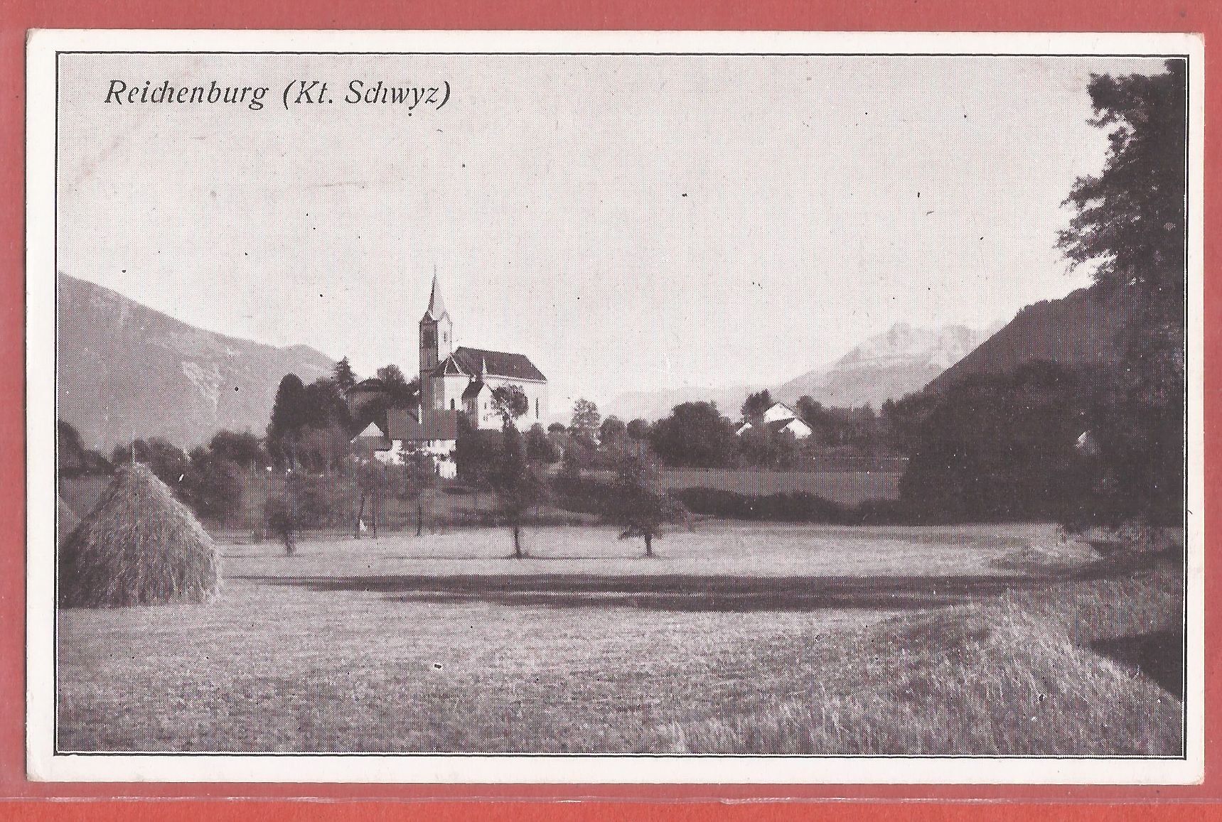 Cartoline postali: Reichenburg SZ - ca. 1915 – Usato da Fislisbach venduto da Porano