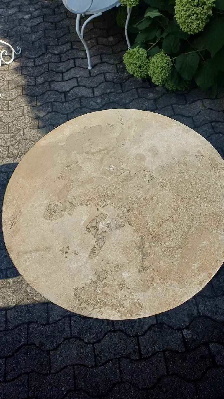 Tables: Gartentisch mit Steinplatte – D'occasion à Tamins par juliahauserbalog 1
