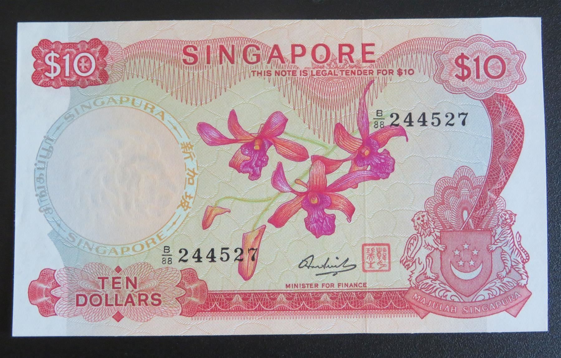 Banconote: Banknote Singapur 10 Dollars 1973 – Nuovo (secondo la descrizione) da Oberriet SG venduto da Manick