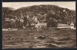 Mannenbach, Ortsansicht vom Wasser aus