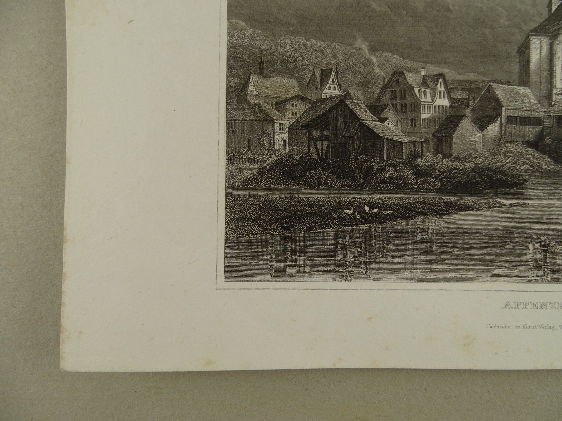 Stiche: APPENZELL, STAHLSTICH 1836/1838 – Gebraucht aus Grüningen von Kartensammler 6