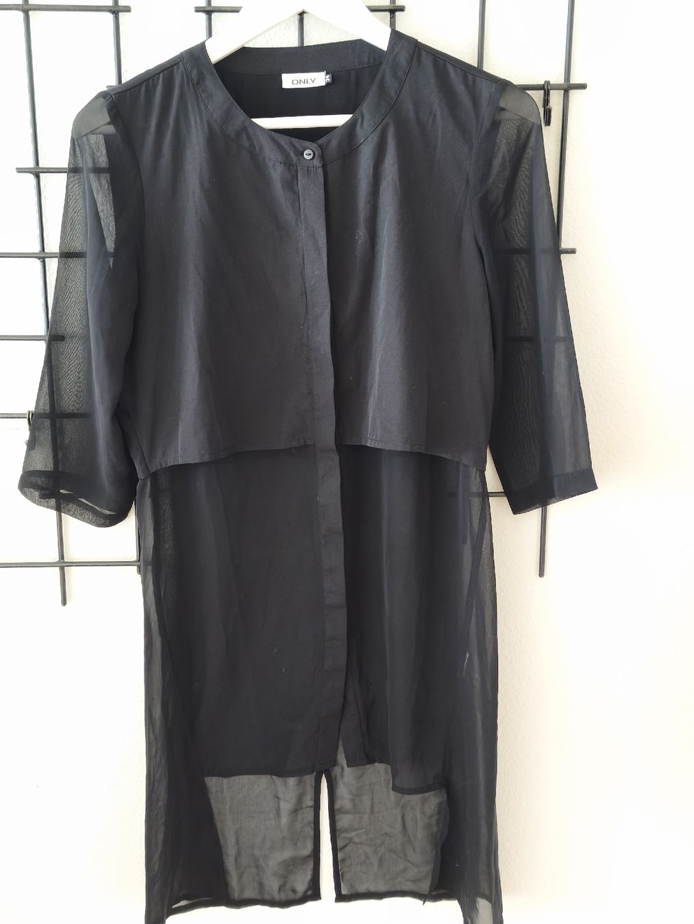 Only Camicette: Sommerliche Longbluse von ONLY, Grösse 34, Schwarz, Top – Nuovo (secondo la descrizione) da KRIENS venduto da Franzy_Blond10 3