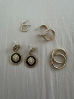 Ohrring Set goldfarben 4 Paar verschiedene Formen neu