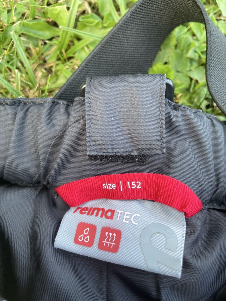 Reima Pantaloni: Skihose Reima Tec, 152, schwarz – Usato da Schwyz venduto da Bergblume75 2