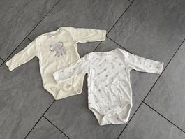 Langarmbodys - Grösse 68 - ZARA - 2 Stück