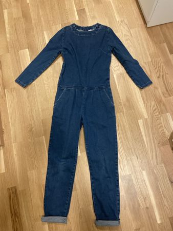 Tuta in jeans Asos denim blu taglia 34 usata
