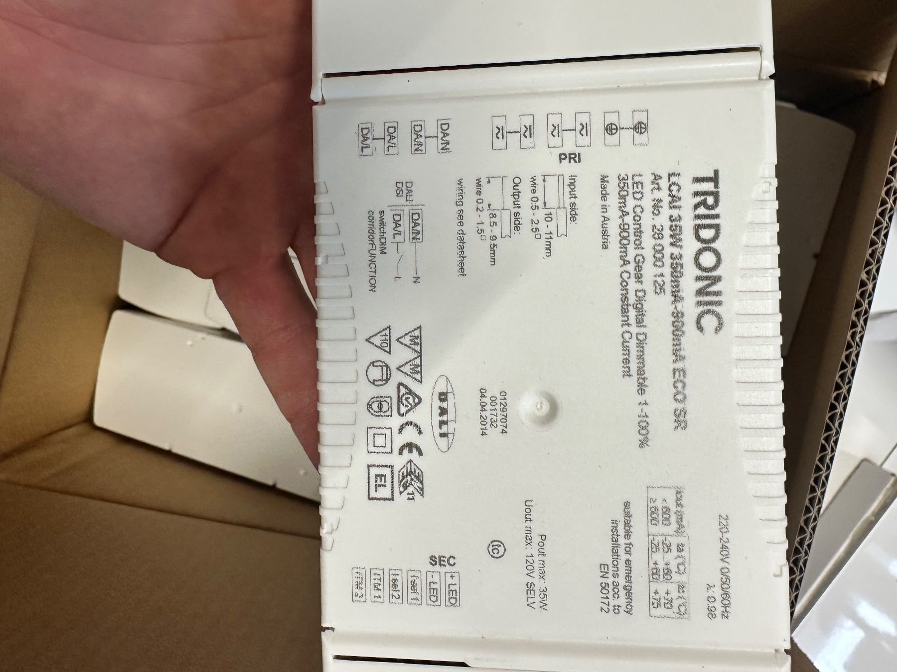 Componenti elettronici: TRIDONIC ECHISON SIONA-SOHECO 3R A.No.2010120 LED – Nuovo (secondo la descrizione) da niederhasli venduto da rami016 2