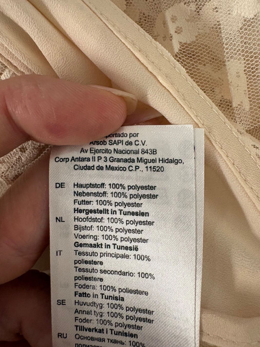 Sandro Vestiti: Sandro Midikleid 38 Spitze creme gestuft Cocktailkleid – Nuovo (secondo la descrizione) da Regensdorf venduto da secondchancefashion 5
