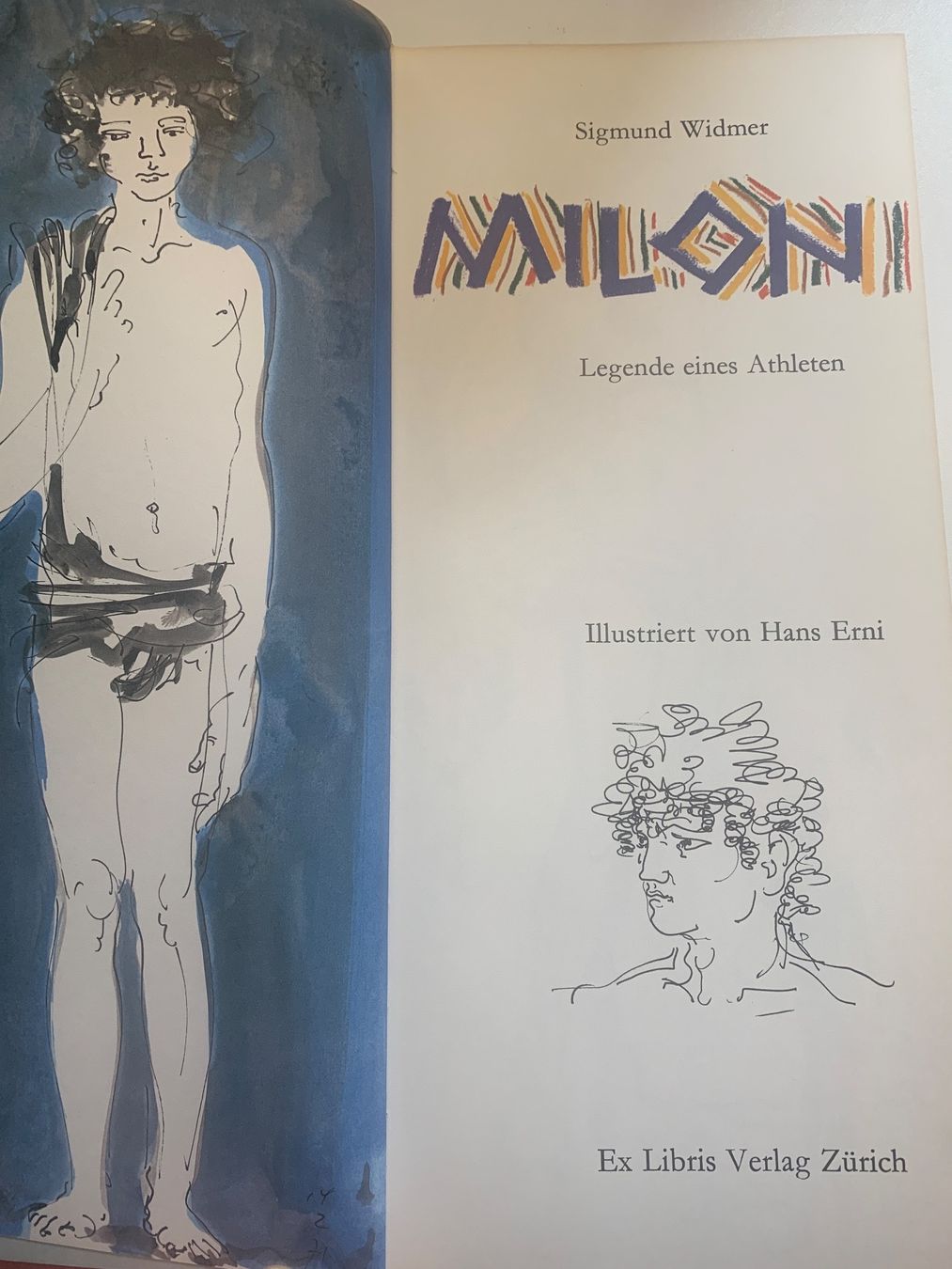 Bücher: HANS ERNI / SIGMUND WIDMER : MILON – Gebraucht aus Wiggen von Antoniotto 1