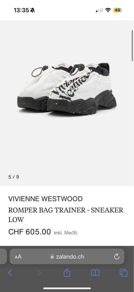 Vivienne Westwood Scarpe da uomo: VIVIENNE WESTWOOD ROMPER BAG TRAINER - SNEAKER LOW – Nuovo e nell'imballaggio originale da Zürich venduto da luxuryoutlet1 7