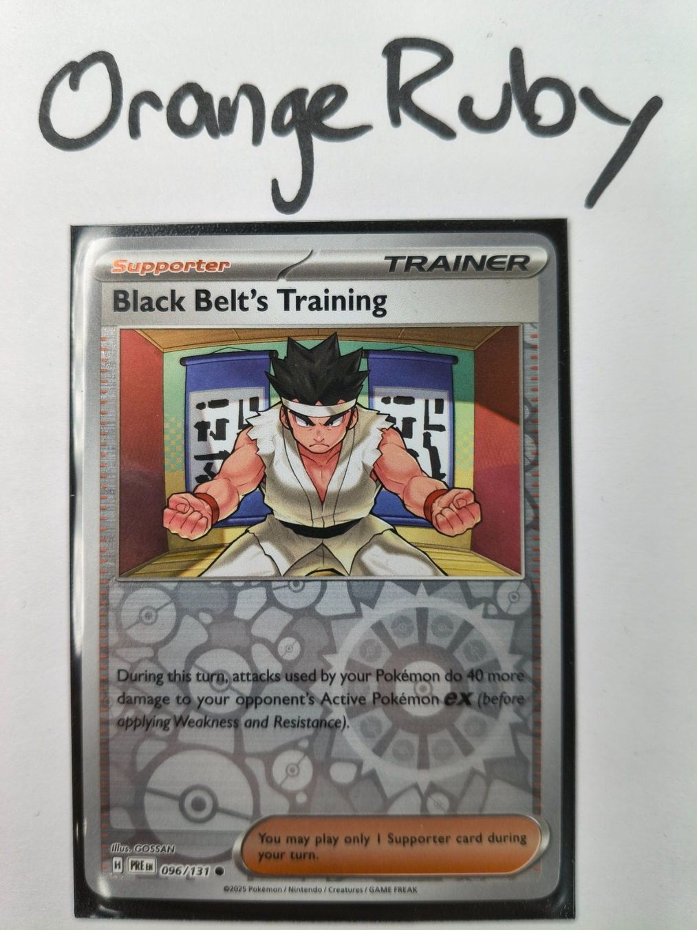 Pokémon Carte collezionabili: Black Belt's Training 096/131 REVERSE Prismatic Evolutions – Usato da St. Gallen venduto da OrangeRuby