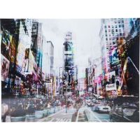 Bild Glas Times Square Move 120x160cm
