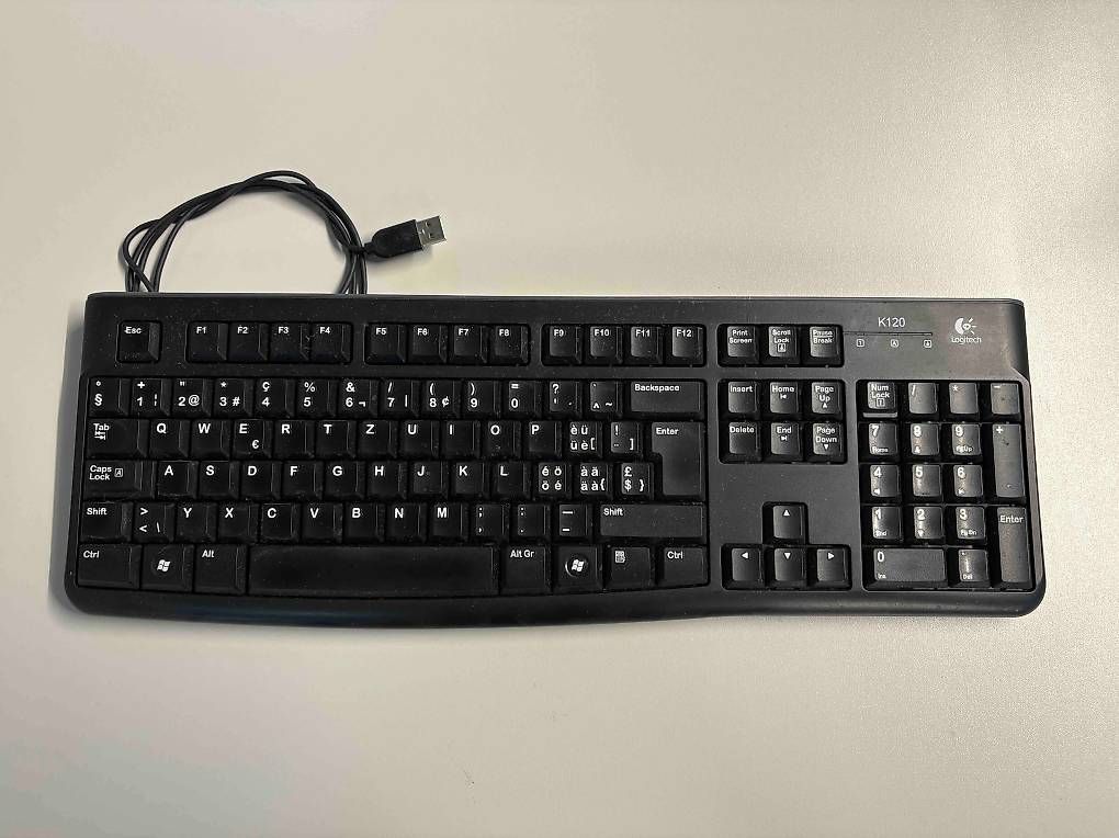 Logitech Tastiere: Tastiera Logitech K120 – Usato da Oggio venduto da chi_7gpd
