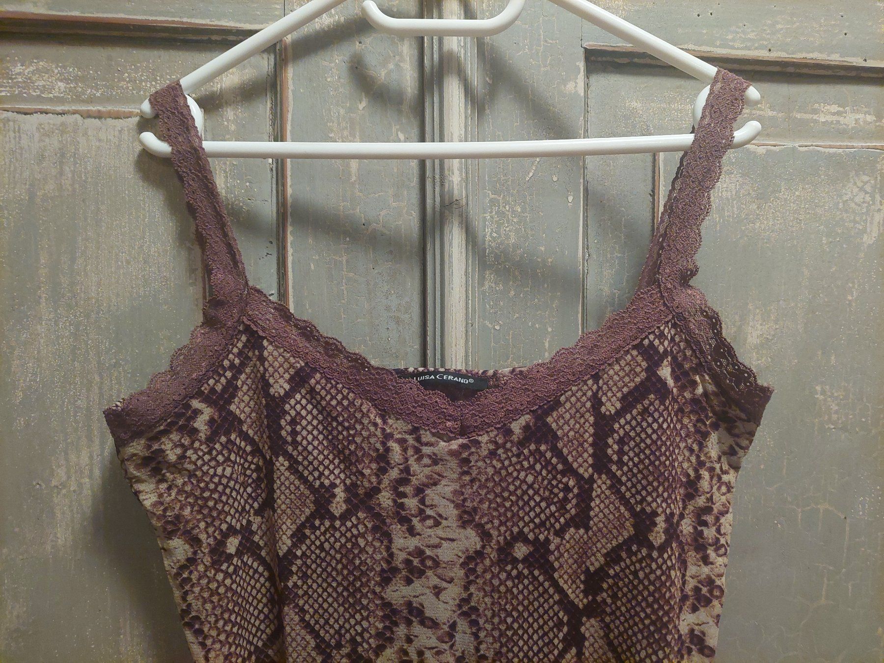 Luisa Cerano Vestiti: Luisa Cerano . Python Print Minikleid 38 – Nuovo (secondo la descrizione) da Besenbüren venduto da teluride89