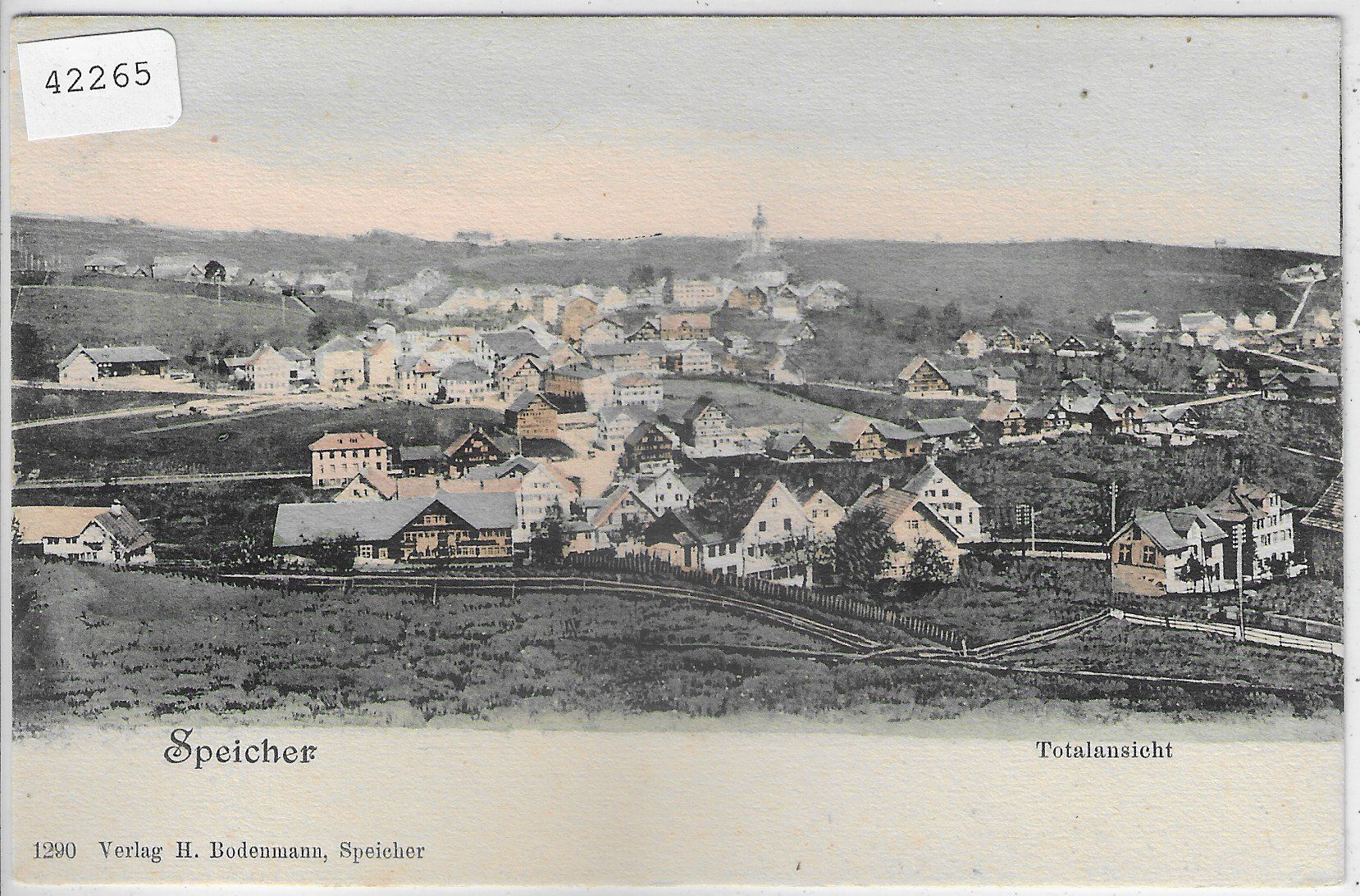 Cartoline postali: Speicher - Totalansicht - coloriert – Usato da Ettingen venduto da Kartenplanet