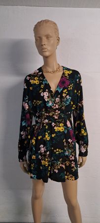 Overall mit Blumenmuster - ideal für den Sommer, Grösse L