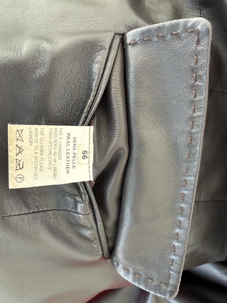 Fratelli Rossetti Giacche: Fratelli Rossetti leather jacket (size 56) – Usato da Uitikon Waldegg venduto da Kheidi 2