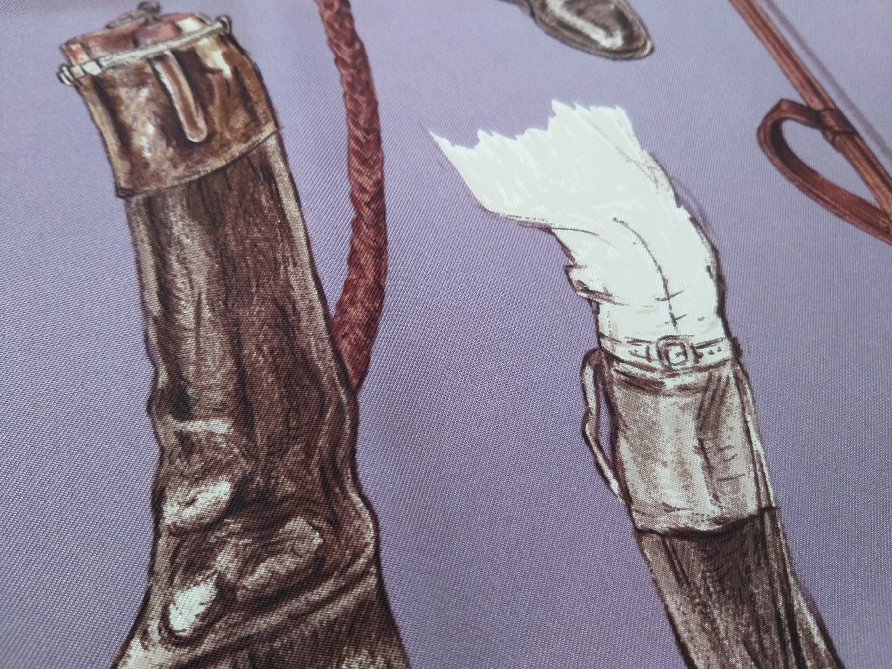 Hermès Foulard & Sciarpe: HERMES "A PROPOS DE BOTTES" CARRE 90 CM – Usato da Cossonay-Ville venduto da Les_1001_perles 7