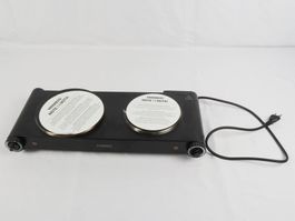 FURBER Kochplatte Doppelt Schwarz.FO2655/ES3201.