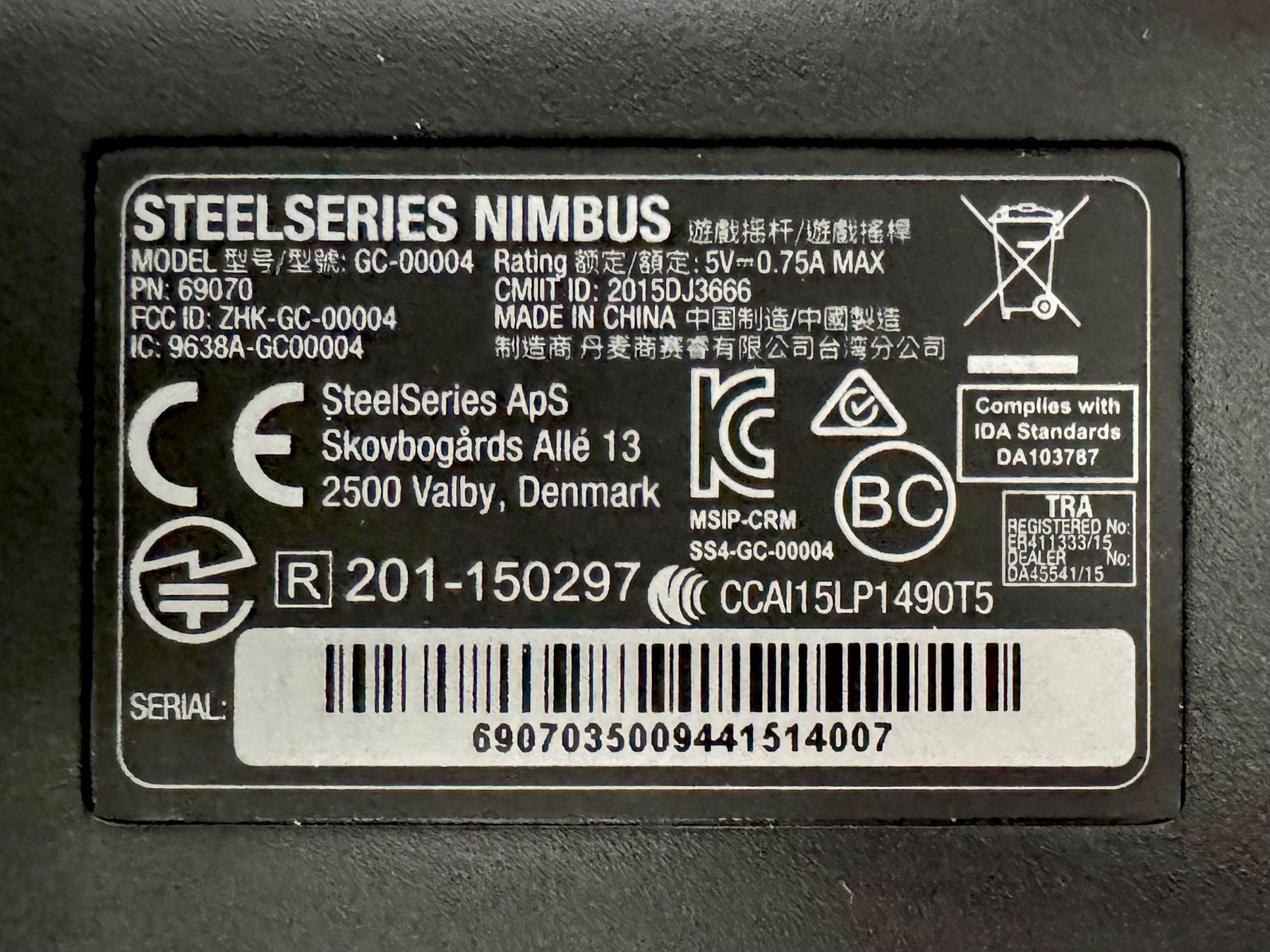 Manettes: SteelSeries Nimbus Wireless Controller – D'occasion à Hochwald par Stabilo-13 4