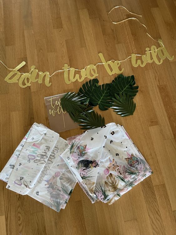 Deko-Set „Born Two be Wild“ – Geburtstagsdeko Dschungel (Gebraucht) in ...