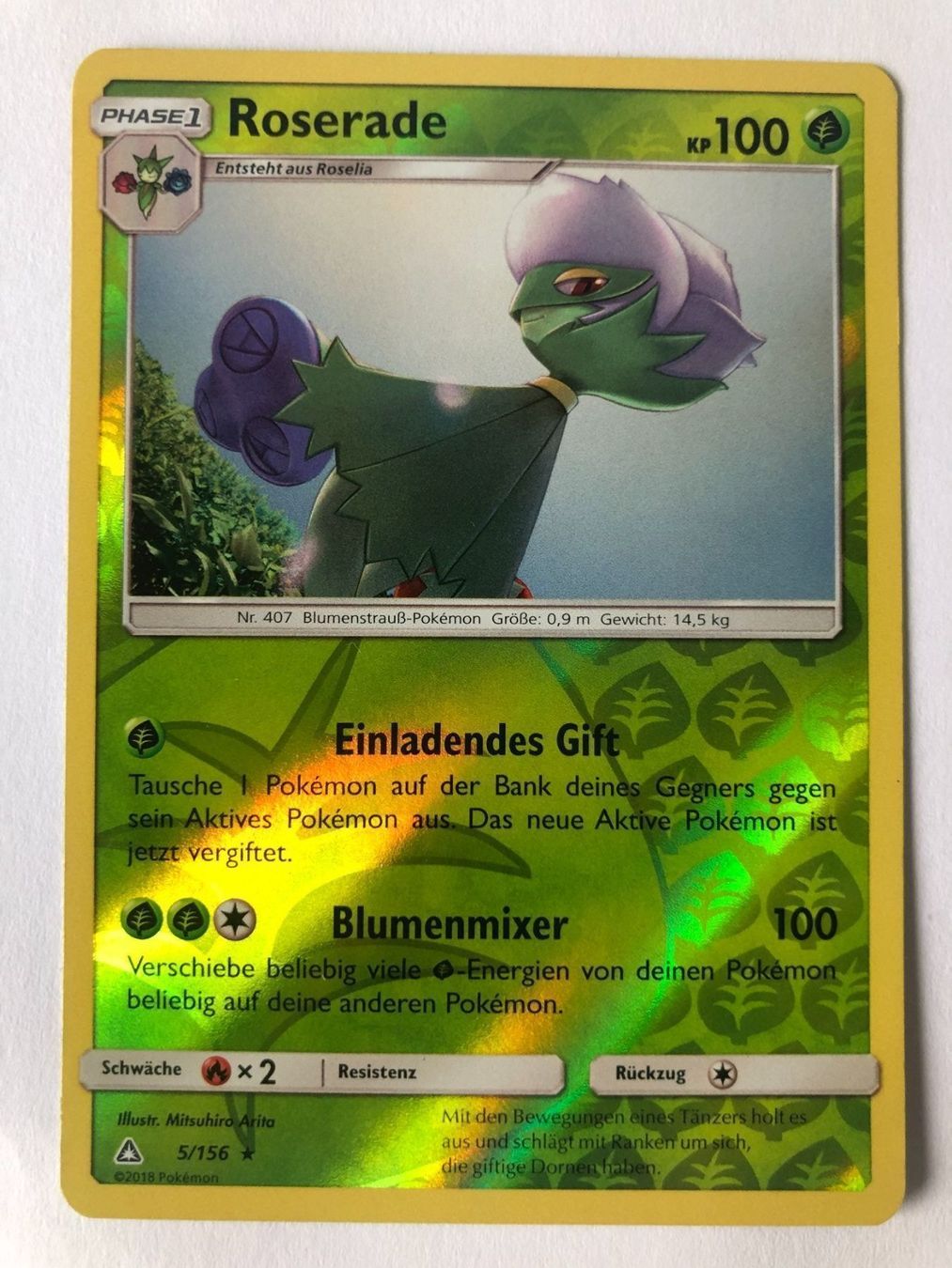 Pokémon Carte collezionabili: Roserade - Reverse Holo - Pokemon TCG – Nuovo (secondo la descrizione) da Nussbaumen AG venduto da pik_wj8w