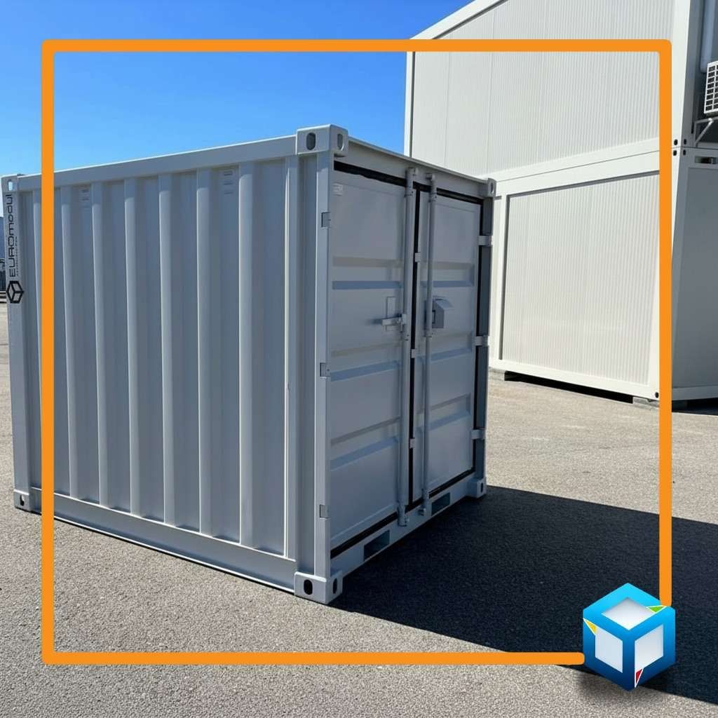Baucontainer: Lagercontainer 8 Fuss – Neu und originalverpackt aus Zofingen von EUROmodul 2